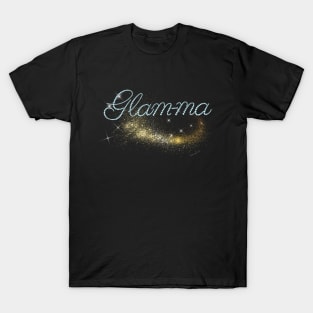 Women's Pretty and Stylish GLAM-MA Design T-Shirt